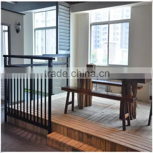 Iron Balcony Aluminium Glass Railings thumbnail-4