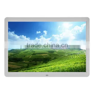 Wall Mount Tablet White Color USB SD Card 15inch Widescreen AD Player thumbnail-1