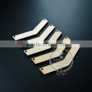 60*10mm Natural Wood Log Boomerang Charm Pendant Charm DIY Painting Charm Supplies 1800154 thumbnail-2