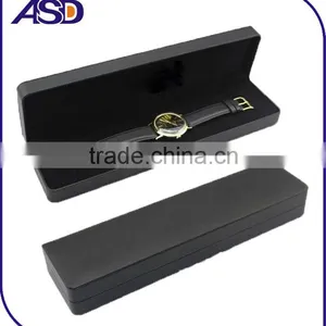 High Quality Custmon Logo Print Rectangle Shape Leather Watch Box thumbnail-1