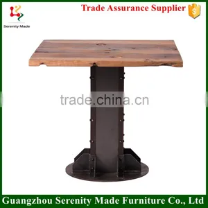 Guangzhou Industrial Modern Coffee Table With Iron Base thumbnail-1