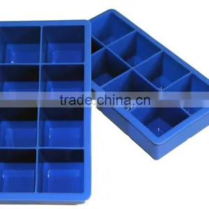 2 Inch Cubes Keep Your Drink Chilled For Hours Without Diluting It Silicone Large Ice Cube Tray thumbnail-2