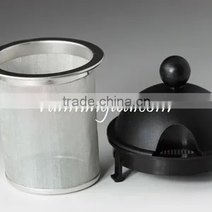 Wholesale Straight Glass Flower Tea Pot/teapot With Stainless Steel Strainer Screen (borosilicate With PV Handle) thumbnail-2