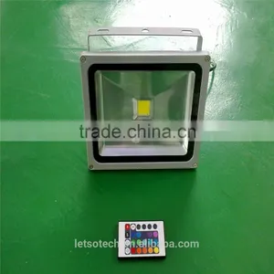 2016 High Quality Factory Price IP67 50w Rgb Led Floodlight Remote Led Flood Lights With CE &ROHS&UL 3 Years Warranty thumbnail-2