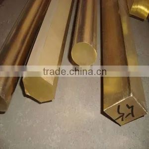 C26000 1' Inch Diameter Square Brass Bar and Brass Round Bar thumbnail-1