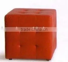 Red Functional Square Stool thumbnail-1