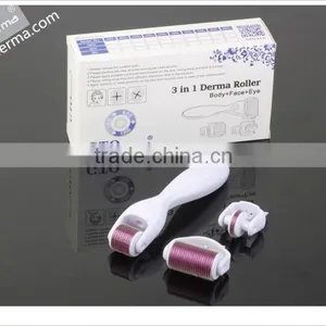 Manufacture Direct Sale GTO Brand Titanium 3 in 1 Derma Roller thumbnail-4
