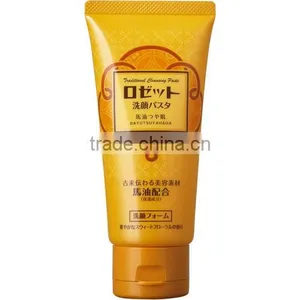 ROSETTE Face Wash Pasta Horse Oil Moisturizing Cleanser 120g thumbnail-1
