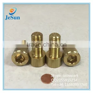 China Factory Supplier Brass Flat Head Hex Screw M6,brass Shoulder Screw thumbnail-1