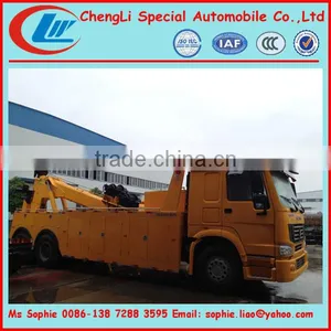 6x4 HOWO Heavy Rotator Wrecker Tow Trucks, Rotator Recovery Truck, Breakdown Truck thumbnail-1