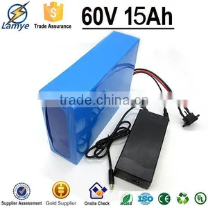 Rechargeable Customs 3.7V 18650 Cell 60v 15Ah Lithium Battery Pack 12v 30ah With Charger BMS thumbnail-1