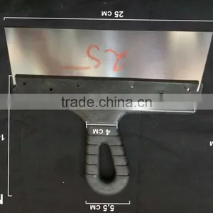 China Factory of Different Size Stainless Steel Putty Knife Scraper Plastic Handle With Free Samples thumbnail-3