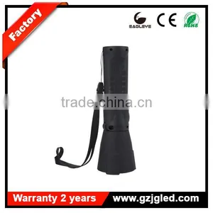 Strong Nylon Body Cree Rechargeable Industrial Led Torch Light With Tail Warning Lamp thumbnail-5