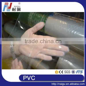 China Manufacture Soft PVC Plastic Transparent Film in Roll or Sheet thumbnail-1