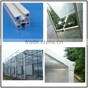 Aluminum Extrusion Profiles Used in Greenhouse Frame, Mill Finished thumbnail-1