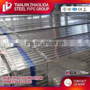 ASTM A53 GR A B ERW Carbon Square Tube With Galvanized in Surface for Low Pressure Water Pipe Oil Gas Use thumbnail-6