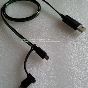 EL Lighting Charging Data Cable USB2.0 for Android And IPhone thumbnail-2