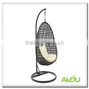 Audu Patio Single Person Rattan Garden Swing Chair thumbnail-2
