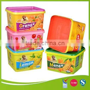 2.7L IML Cookies Plastic Container With Different Labels thumbnail-1