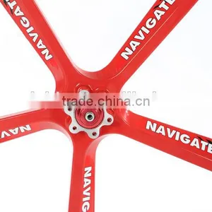 24 Inch Lightest Strongest Magnesium Alloy Bike Wheel /fixed Gear Type Hub Bike Wheel thumbnail-3