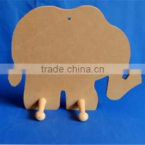 Animal Shaped Decor Wooden Wall Mounted Cloth Hangers thumbnail-3