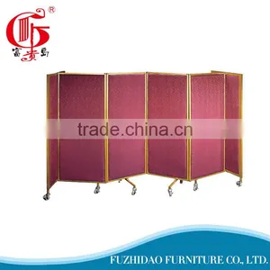 Three Folding Metal Screen Furniture Hotel Screen thumbnail-2