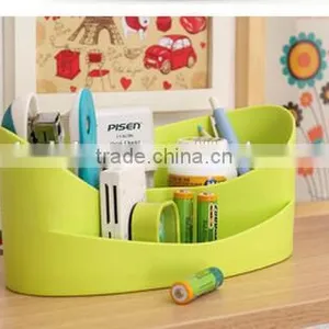 Cy271 Multi-Purpose PP Plastic Desktop Storage Box Case Pen Pencil Holder Plastic Cosmetics Make Up Office Desk Organizer thumbnail-5