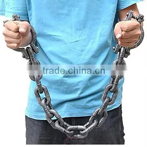 Costume Party pu Foam Prison Handcuffs Halloween Toy for Party Trick Props thumbnail-2
