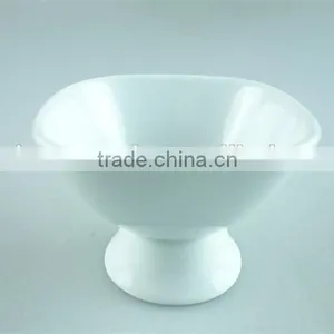 Wholesale White Ceramic Ice-cream Cup for Dessert Use With Cheap Price thumbnail-1