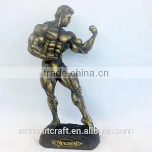 Plating Bodybuilding Figurine Trophy Resin Bodybuilding Awards thumbnail-2