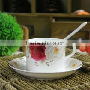 Tableware Tea Cup and Saucer, Custom Printed Tea Cups and Saucers thumbnail-1