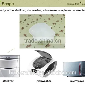 Stocked Apple Shape Porcelain Food Dish/soap Dish/salad Bowl thumbnail-6