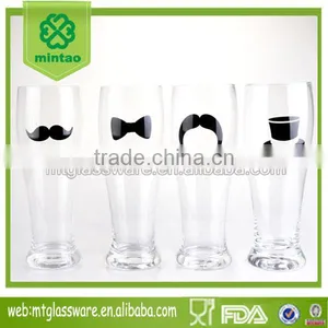 Wholesale Fancy Thin Beer Glass With Logo thumbnail-1