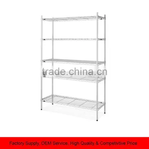 Multi Function Steel Storage Rack 5-Tier Metal Display Rack thumbnail-1