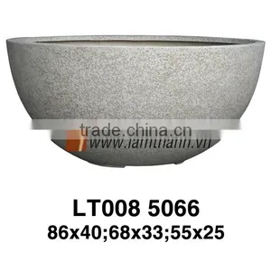 East Asia Pot Exporter Rustic Trading Round Large Bowl Classic Curves thumbnail-1