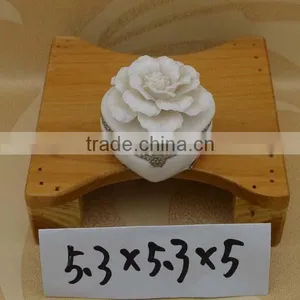 Wholesale Ceramic Jewel Box & Ceramic Trinket Box With Flower Design thumbnail-1