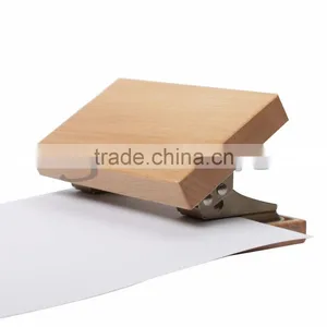 Office Stationery Wooden Paper Hole Punch Machine thumbnail-5