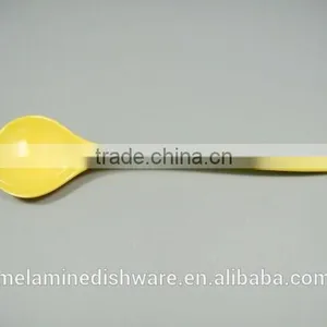 Melamine Yellow Soup Spoon thumbnail-1