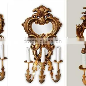 FA-163P-01 Antique Hanging Wall Candlesticks With Bulbs for Decor thumbnail-2