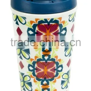 Travel Mug With Plastic Cap FDA Passed thumbnail-1