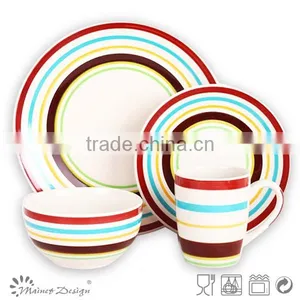 New Design Hand Painting Stoneware Dinner Set for Home Use Daily Use Handpainted Dinner Set thumbnail-6