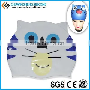 2015 Best Selling Funny Nude Swimming Cap for Long Hair thumbnail-4