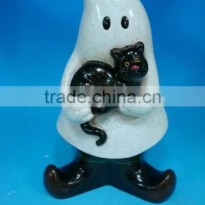 Ceramic Halloween Ghost thumbnail-1