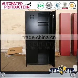 Korean Steel Cloth Wardrobe Bedroom Lockable Clothes Wardrobe Closet thumbnail-6