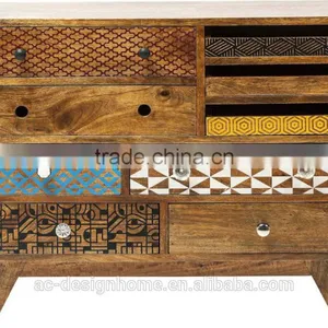 WOODEN CABINET W/9 DRAWERS thumbnail-1