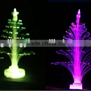 Craft Artificial LED 7colors Changing Fiber Optic Christmas Tree Decoration thumbnail-4