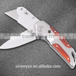 Aluminium Handle With Wood Inlay, Double Blade Utility Paper Cutter 20379W-1 thumbnail-1