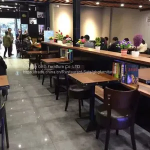Customized Quality Restaurant Furniture Table Chair Set thumbnail-1