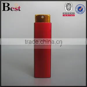 10ml 20ml 35ml Cosmetic Atomizer Perfume Spray Bottle Red Color Perfume Spray Bottle Square Glass Spray Perfume Bottle 20ml thumbnail-2