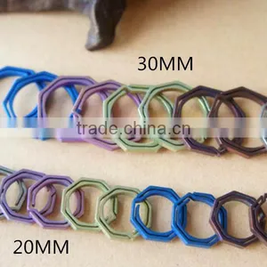 TK-2308 20MM TC4 Octagonal Titanium Keychain thumbnail-4
